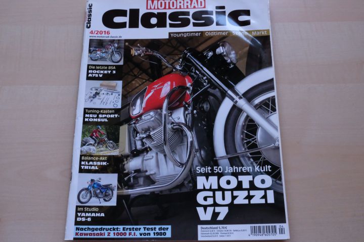 Deckblatt Motorrad Classic (04/2016)